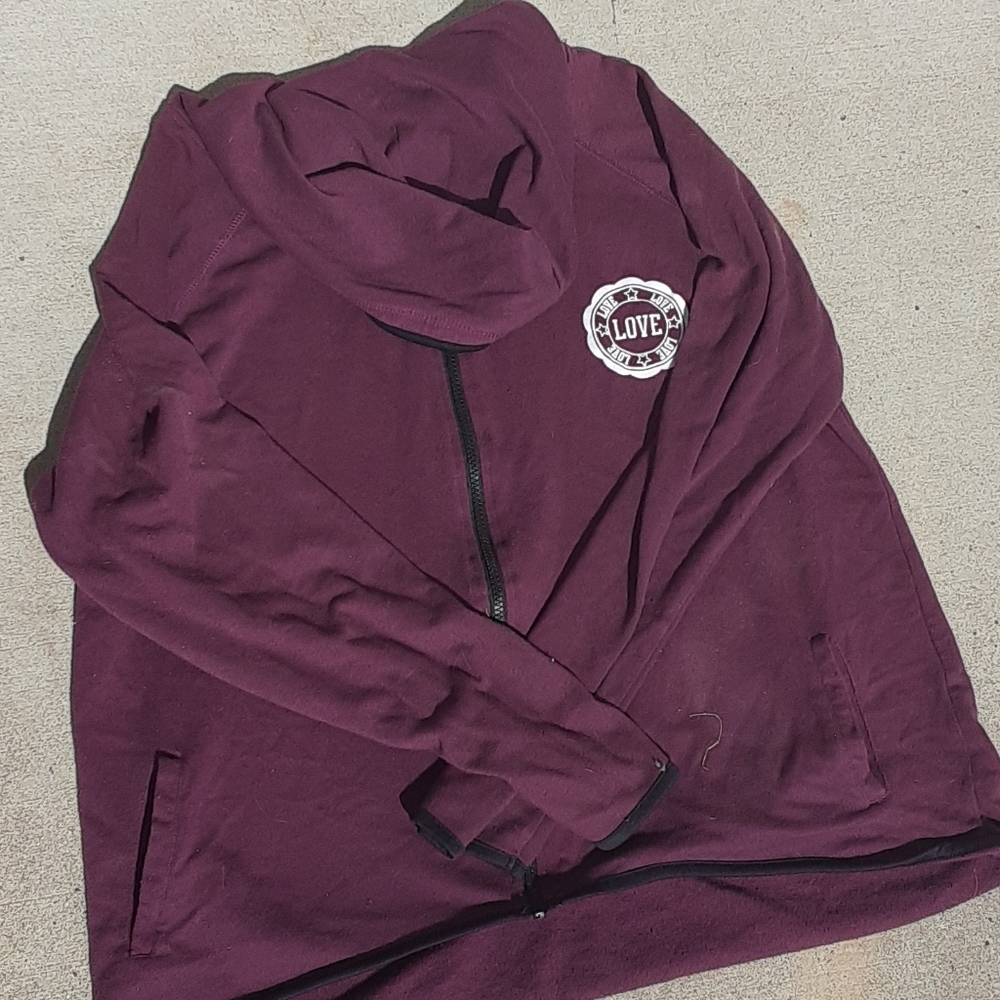 Pink Victoria secret, deep, plum, purple jacket.